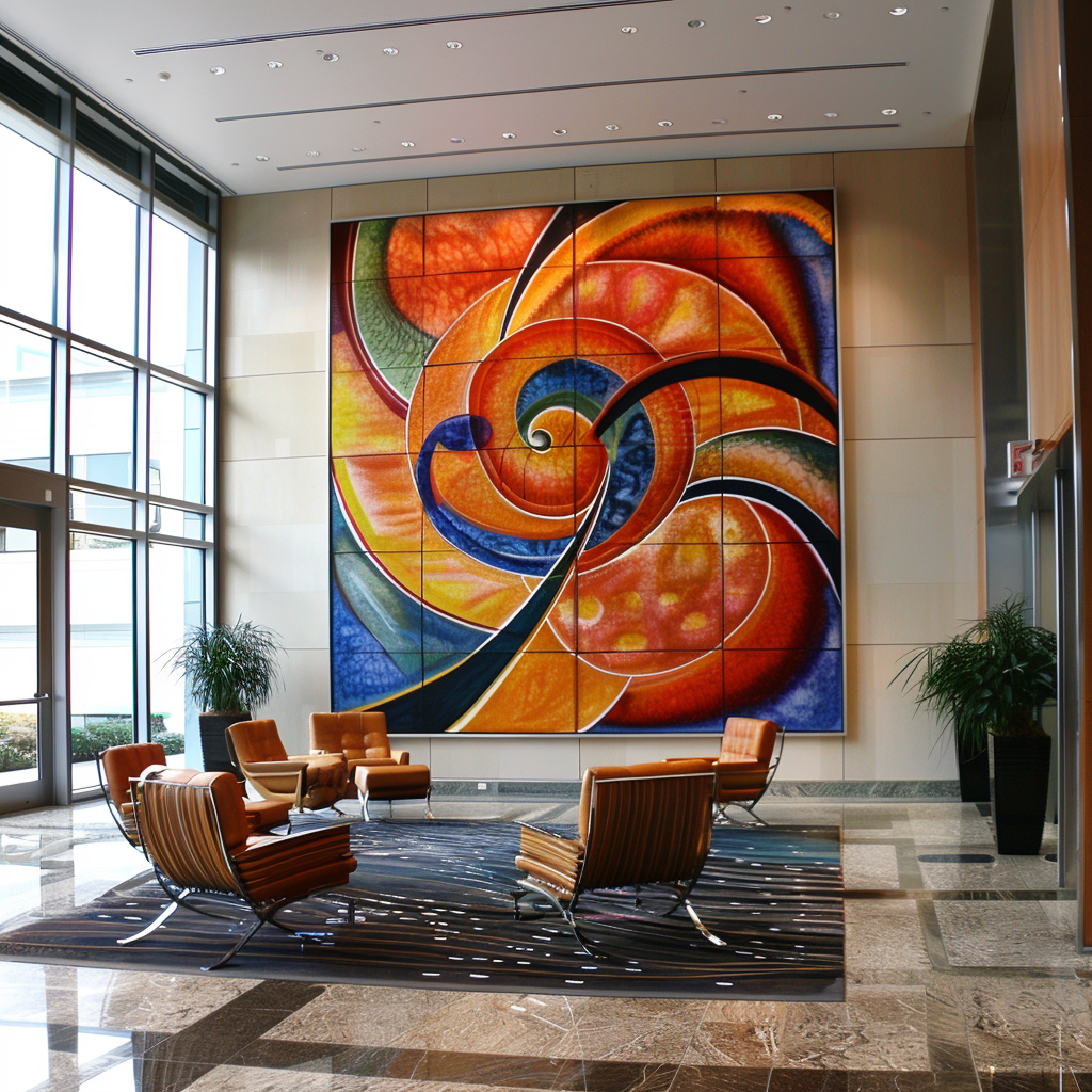 Convey the Right Message with Strategically Curated Lobby Wall Art