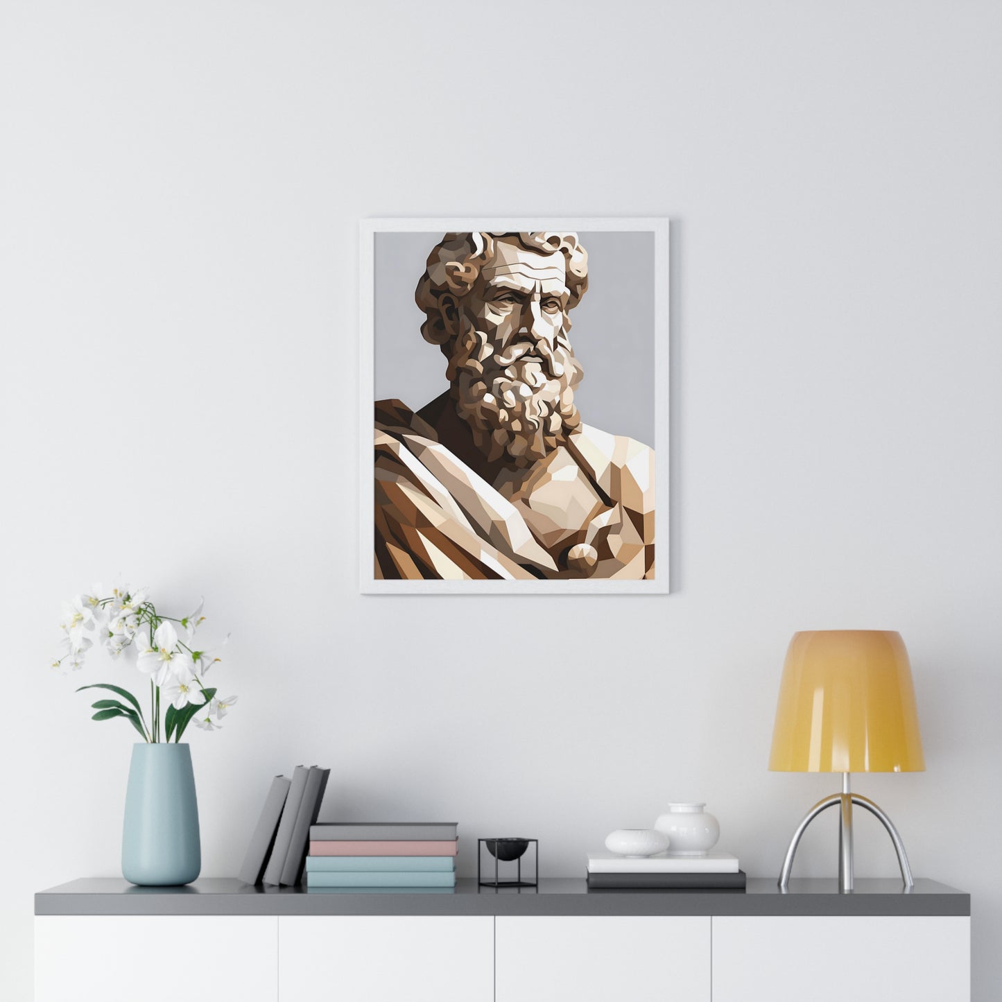 Plato's Timeless Wisdom Framed Wall Art, Modern Prints, Home Decor