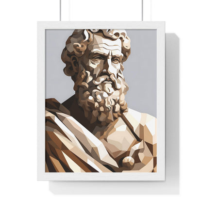 Plato's Timeless Wisdom Framed Wall Art, Modern Prints, Home Decor