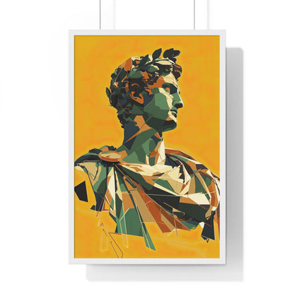 Caesar's Countenance Framed Wall Art, Modern Prints, Home Decor