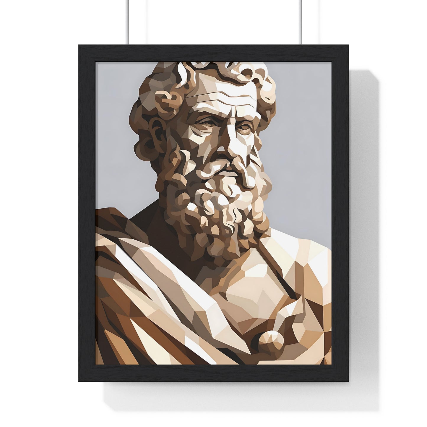 Plato's Timeless Wisdom Framed Wall Art, Modern Prints, Home Decor