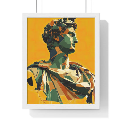 Caesar's Countenance Framed Wall Art, Modern Prints, Home Decor