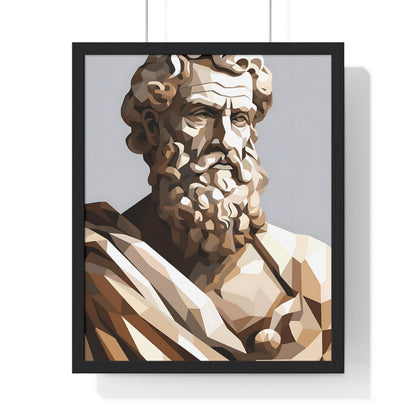 Plato's Timeless Wisdom Framed Wall Art, Modern Prints, Home Decor