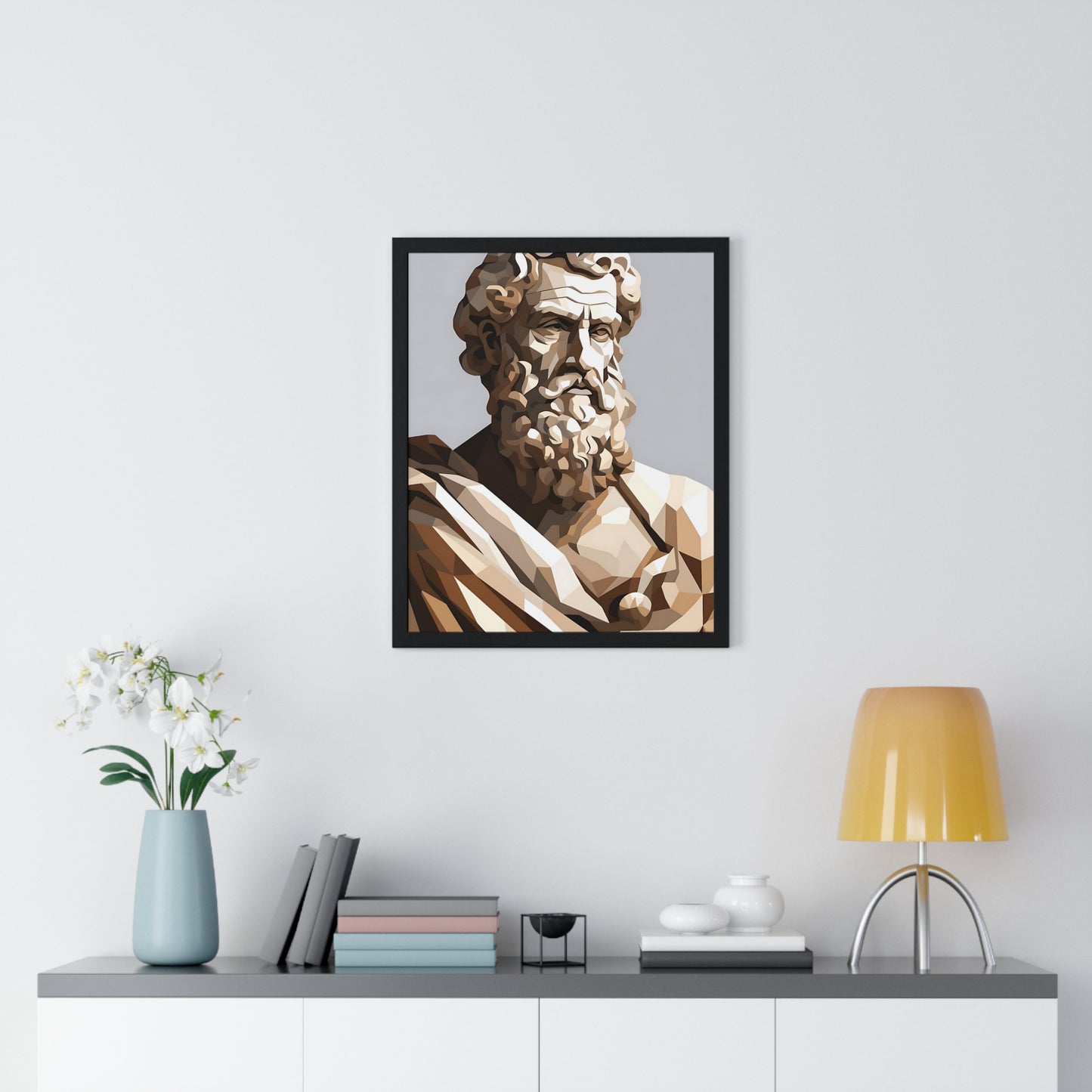 Plato's Timeless Wisdom Framed Wall Art, Modern Prints, Home Decor