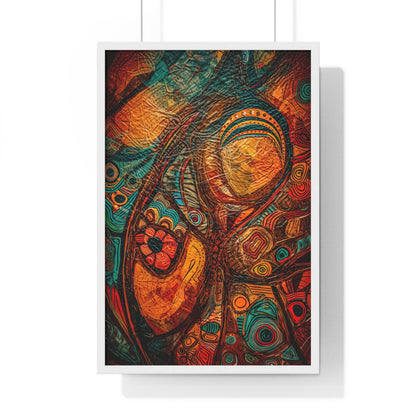 Indigenous Spirit Framed Wall Art, Modern Prints, Home Decor