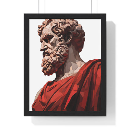 Aristotle Sculpture Framed Wall Art, Modern Prints, Home Decor