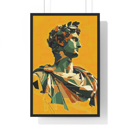 Caesar's Countenance Framed Wall Art, Modern Prints, Home Decor