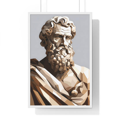 Plato's Timeless Wisdom Framed Wall Art, Modern Prints, Home Decor