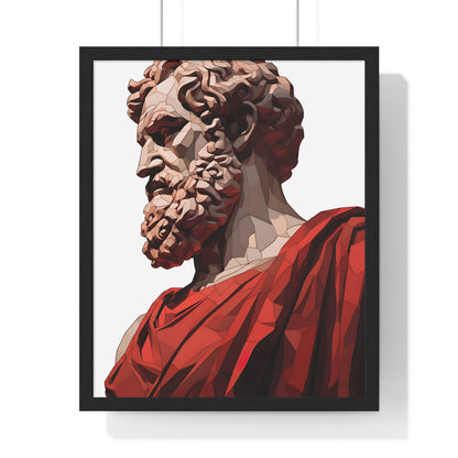 Aristotle Sculpture Framed Wall Art, Modern Prints, Home Decor