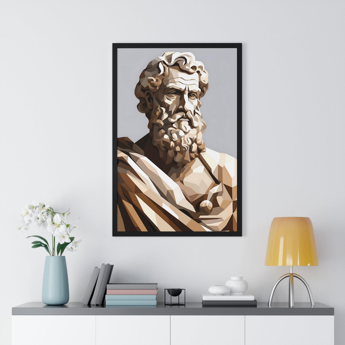 Plato's Timeless Wisdom Framed Wall Art, Modern Prints, Home Decor