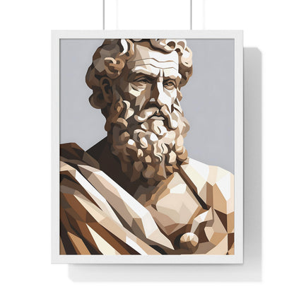 Plato's Timeless Wisdom Framed Wall Art, Modern Prints, Home Decor